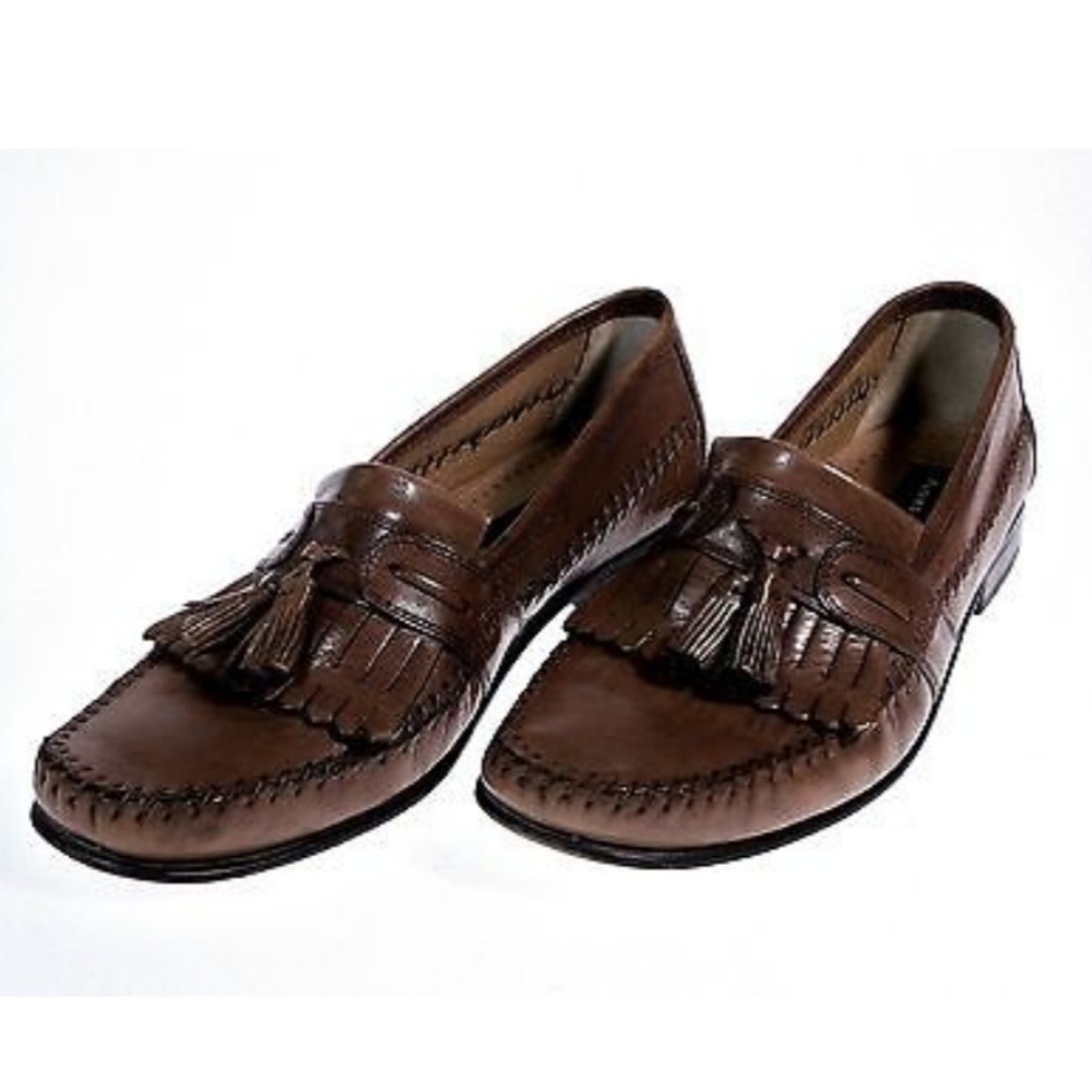 Florsheim Mens 8.5 D Tassel Loafer Brown Leather